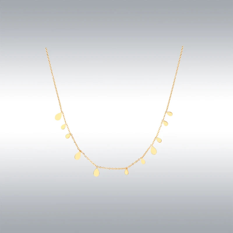 Minimalist Teardrop Pendant Necklace