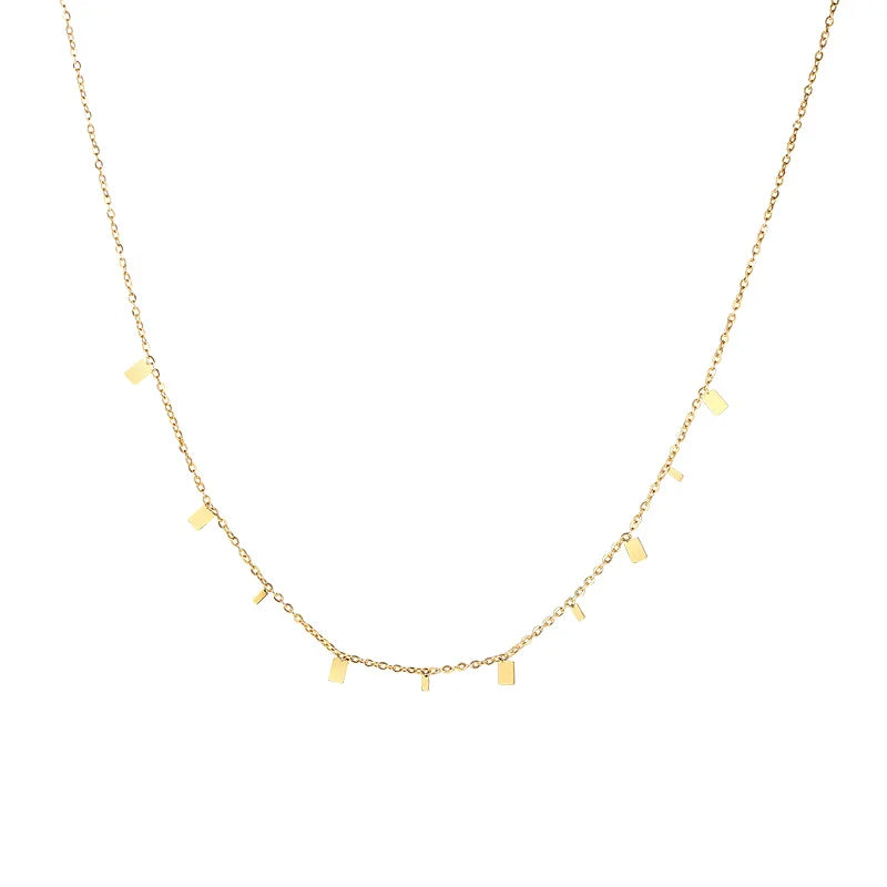 Minimalist Teardrop Pendant Necklace