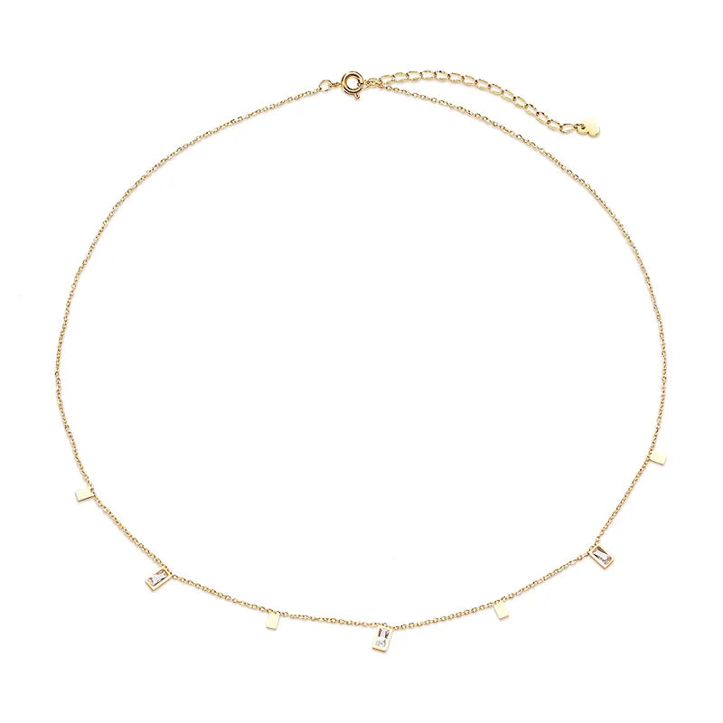 Minimalist Teardrop Pendant Necklace