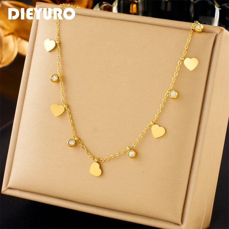 Love Heart Pendant Necklace