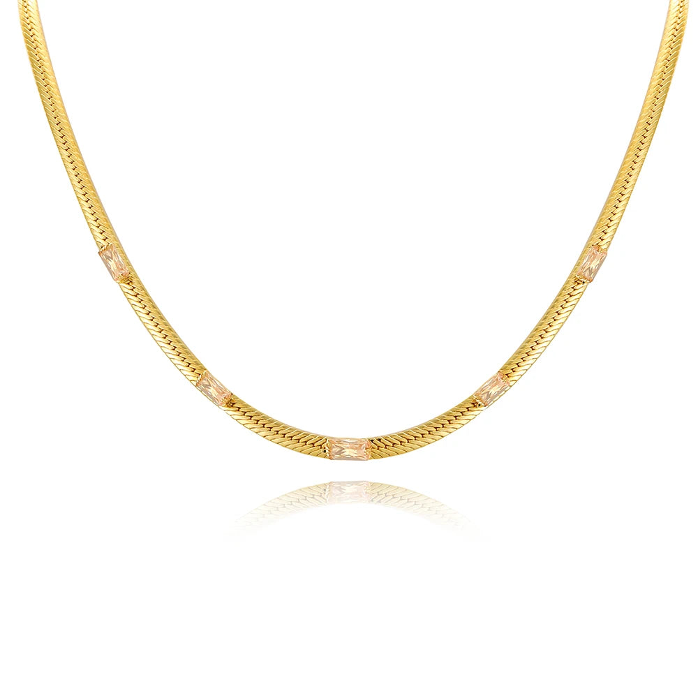 Vintage Rainbow Snake Necklace