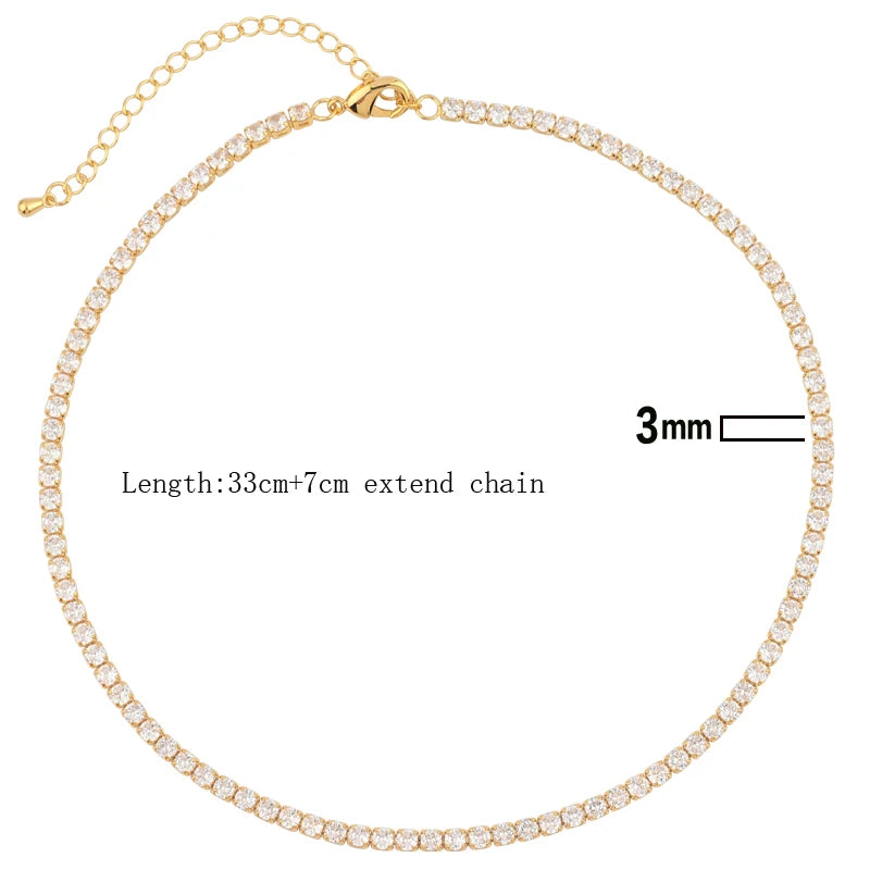 Rainbow Tennis Necklace – Bold Color, Everyday Sparkle